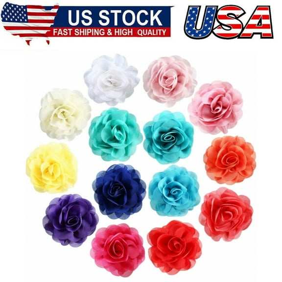 20 Pcs Flower for Dog Collar Pet Collar Flowers Charms Multi Color Bow Tie