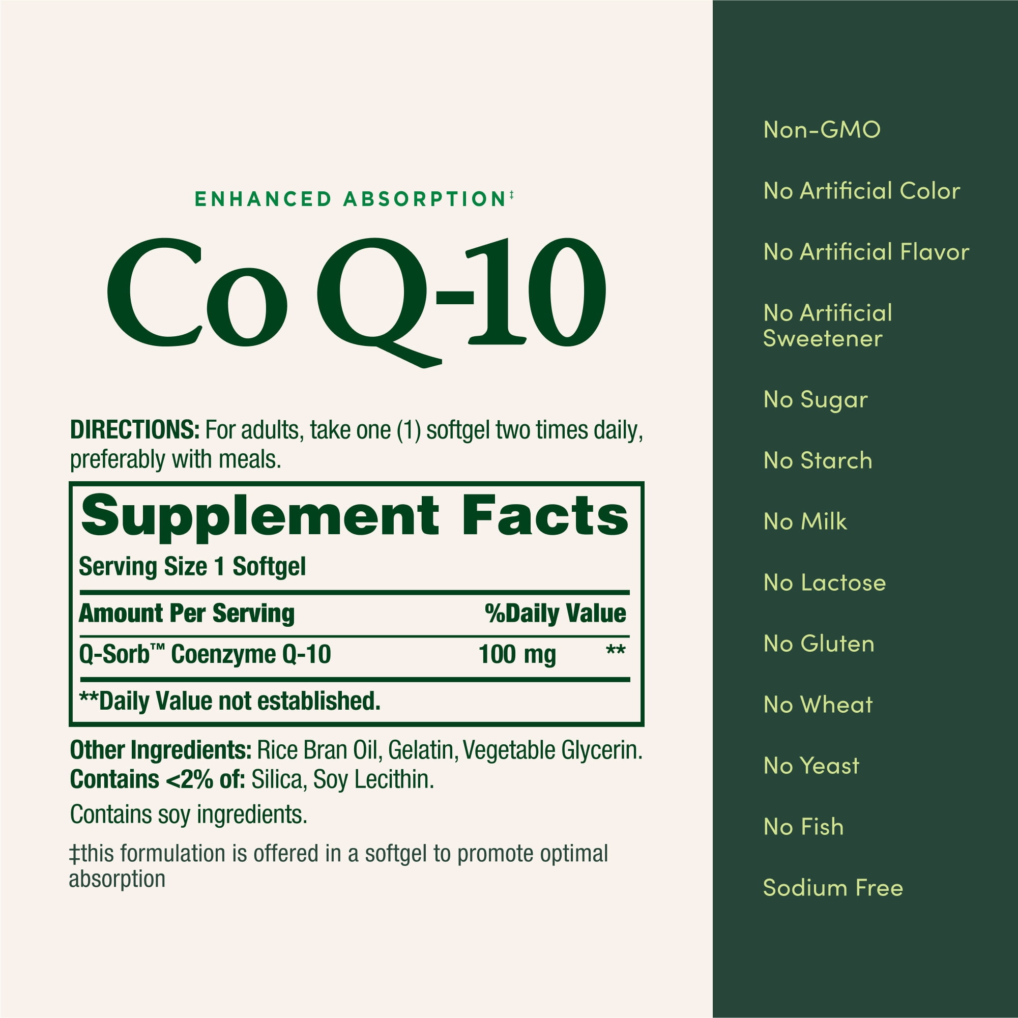 Nature's Bounty CoQ10 Heart Health Softgels, 100 Mg Cellular Energy Antioxidant Support, 75 Count