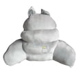 thumbnail image 2 of Cojín de respaldo para silla con brazos, almohada de cintura para la comodidad de la cama, respaldo de felpa Gris, 2 of 6