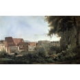 thumbnail image 2 of Corot, Jean-Baptiste-Camille 18x13 White Modern Wood Framed Museum Art Print Titled - Colosseum Seen Through The Farnese Gardens, 2 of 4