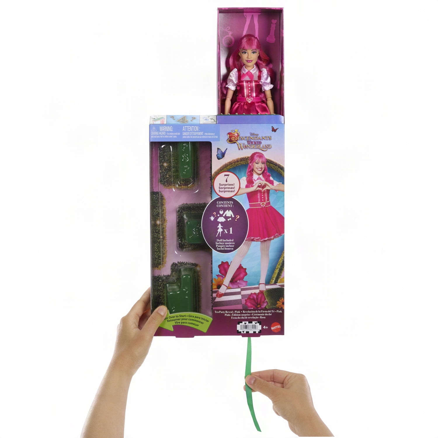 Disney Descendants: Wicked Wonderland, Tea Party Reveal Pink Doll Set