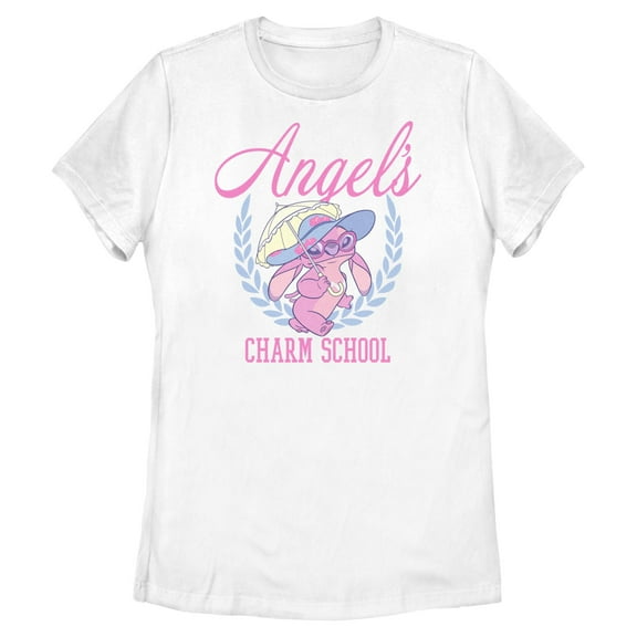 Womens Lilo & Stitch Angel Charm School T Shirt