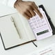 thumbnail image 5 of Calculator Small And Portable Student Use 8 Bit Flip Top Palm Sized Calculator In Macaron Color Scheme, 5 of 6