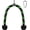 Green&Black-27'', variant on Deluxe Tricep Rope Pull Down , 27 & 36 Inch Rope Length, Easy to Grip & Non-Slip Attachment for Gym Workout Exercise