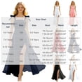 thumbnail image 3 of ITSAME Girls Smocked Slip Dress Square Neck Flowy Ruffle High-Low Hem Wedding Pageant Party Ball Gown Navy Size 10, 3 of 6