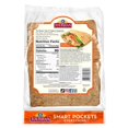thumbnail image 4 of Toufayan Everything Smart Pockets Pita Bread | Low Sodium | Low Calorie | Vegan (3 Pack, 18 Pitas Total), 4 of 4