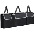 thumbnail image 1 of Almacenamiento del maletero del automóvil, la bolsa de almacenamiento del automóvil tiene tres hebillas reforzadas, bolsa de almacenamiento de alta capacidad para el asiento trasero ajustable del org, 1 of 5