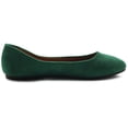 thumbnail image 5 of Ollio Women's Shoes Ballet Light Faux Suede Low Heels Flats ZM1014, 5 of 6