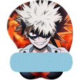thumbnail image 1 of My Hero Academia 3D Anime Mouse Pad with Wrist Support Cartoon Silica Gel Wrist Rest Cushion Pain Relief for Gaming Office (Bakugou Katsuki)zz40, 1 of 5