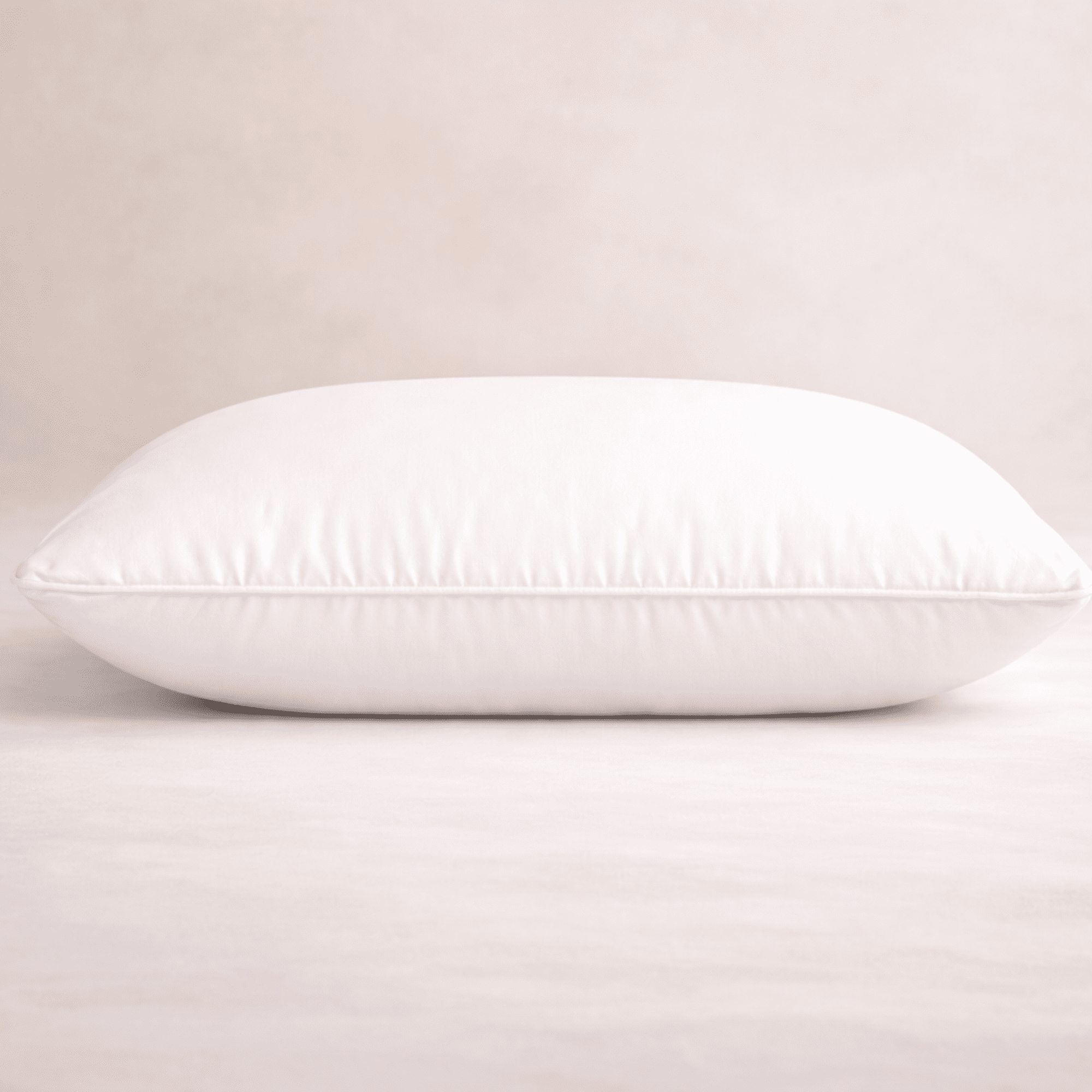 East Coast Bedding 100% White Down Luxury Pillow, 600 Fill Power, 300 Thread Count Cotton Shell, RDS Certified, Medium/Firm Loft, Standard