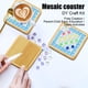 thumbnail image 4 of Kit de posavasos de mosaico DIY para adultos y niños - Set de manualidades con azulejos de madera con pegamento y sellador para aliviar el estrés y diversión creativa, 4 of 6