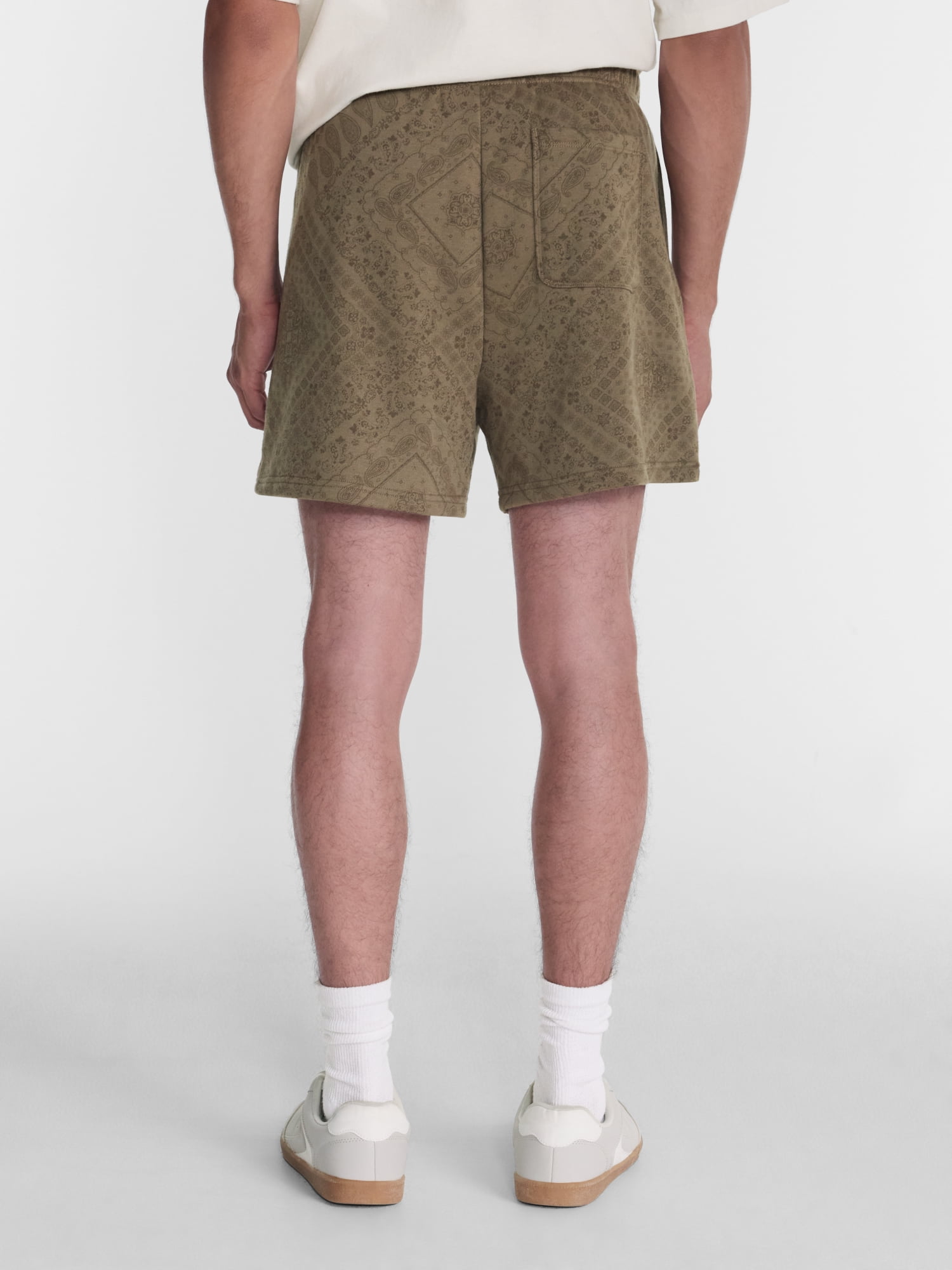 No Boundaries Fleece Jogger Shorts, 6" Inseam, Men's Sizes XS-5XB