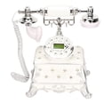 thumbnail image 2 of European Style Telephone, Caller ID Stable Retro Telephone One Key  Classical Telephone Line Powered LCD Display  For Living Room For Office For Hotel, 2 of 8