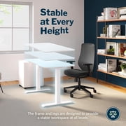Vari Standing Desk with Adjustable Height for Home Office Stand Up Table, 48” x 24” White