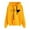 Yellow, variant on FRSASU Women'S Plus Size Top,Hoodie Printing Loose Long Sleeve Sweatshirt Tops