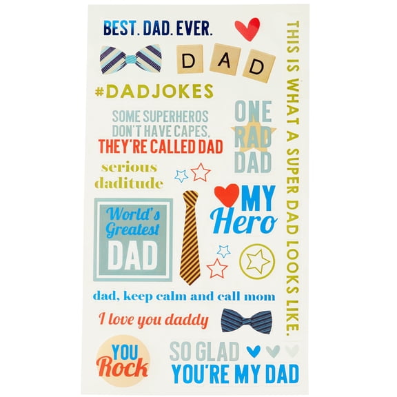 Recollections Dad Stickers, 12 Pack