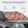 thumbnail image 4 of Saiise Skull rock record music heart for Foldable Car Sun Shades (2-Pack) Offer Sun Protection with an Easy-fold Design for Convenient Windshield Shading-Medium, 4 of 6