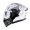 thumbnail image 1 of JIEKAI Motorcycle Helmet Motorcycle Uncovered Helmet Flip Chin Double Visor Full Face Motorcycle Helmet, 1 of 7
