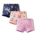thumbnail image 1 of MIASHUI Girls Soft Cotton Underwear with 3 Packs Kids Panties Assorted Briefs,Light Purple,12-13 Years, 1 of 2