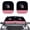 American Anniversary Flag Stripes, variant on Chririnla Mandala Flower Windshield Sun Shade for Car 2pcs Reflect UV and Heat Automotive Interior Sun Protection Blocks UV Rays Ideal for Summer Trips & Daily Park