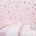 thumbnail image 4 of WYZCTTD 84 Pcs Sparkle Star Mirror Wall Stickers Removable Acrylic Self Adhesive Decal Decor, 4 of 6