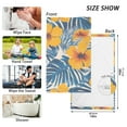 thumbnail image 4 of Ryvnso Elegant Tropical Flower-t9 Cotton Hand Towels Sets Face Towel 2 PCs Bathroom Decorative, 4 of 7