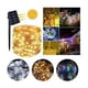 thumbnail image 2 of Cadena de luces solares románticas, 20 m, 65 LED, luz blanca cálida, luces decorativas impermeables alimentadas por energía solar para ambientes al aire libre, 2 of 5