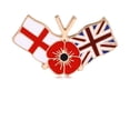 thumbnail image 1 of Broche de flor roja de aniversario, broche de diamantes de imitación conmemorativo, moda, gota de aceite, diamante, 1 of 6