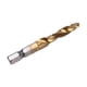 thumbnail image 3 of 12Pcs Combined Tap Drill Bit Set HSS Metric Blue Plating Imperial Ti Plated 1/4in Hex Shank, 3 of 5