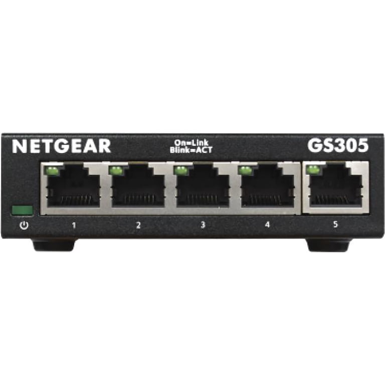 NETGEAR 5-Port Gigabit Ethernet Unmanaged Switch (GS305), Desktop