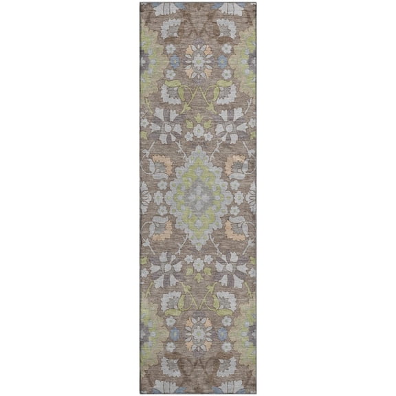 Dalyn Rugs Premium Machine Washable Mayfield AMF1002 Taupe 2'3" x 7'6" Runner Rug