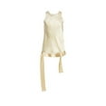 thumbnail image 2 of Helmut Lang Womens Tie-Hem Tank Top, Off-White, Large, 2 of 2