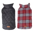 thumbnail image 1 of Ropa para mascotas Ropa para perros chaqueta de perro a cuadros de otoño e invierno disponible MFZFUKR CPB-US-FXT272-1, 1 of 5