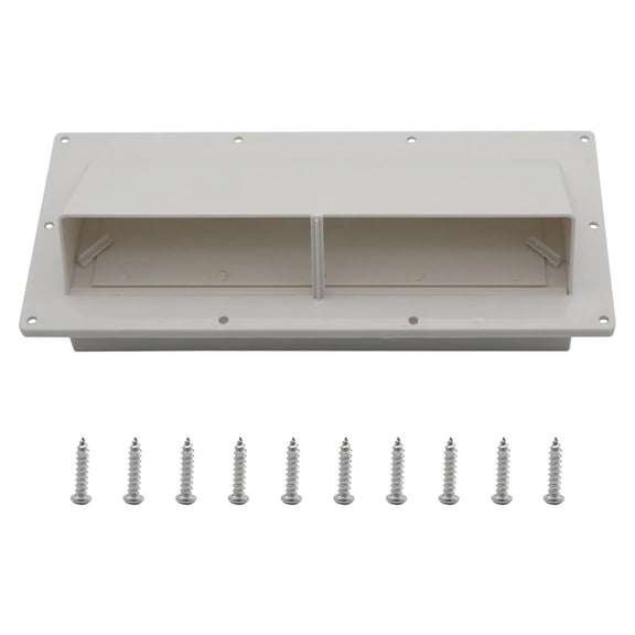 RV Caravan Exhaust Fan Low Noise Caravan Motorhome Trailer Side Air Vent With Screws RV Range Hood Vent Cover For Trailer Camper ,Durable Material