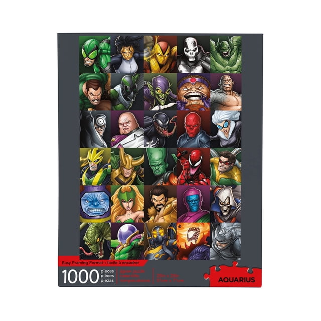 Rompecabezas AQUARIUS Marvel Supervillains 1000 piezas