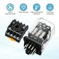 thumbnail image 4 of MK2P-I DPDT Power Relay,AC 110V 11 Pin Relay with Socket Base 3NC 3NO JQX-10F/3Z, 4 of 6