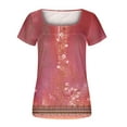 thumbnail image 5 of Aloohaidyvio Tops for Women ,Women Fashion Tops Casual Short Sleeve Loose T-Shirt Blouse, 5 of 5