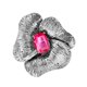 thumbnail image 5 of Broche para mujer Strade Fareast Limited prendedor de solapa moderno Rojo, 5 of 8