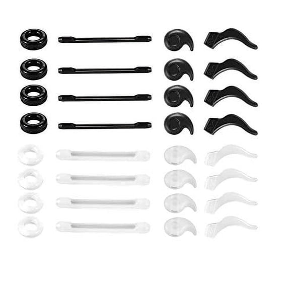 16 Pairs Eyeglasses Retainers,Premium Silicone Anti-Slip Eyeglass Holder,Comfort Ear Grip Hooks Protectors for Spectacle Sunglasses Reading Glasses Eyewear