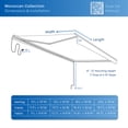 thumbnail image 4 of Semi-Cassette Motorized LED Luxury Patio Awning - 12 x 10 Ft - Desert Sand - Moroccan Collection, 4 of 6