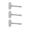 thumbnail image 4 of String Saddle Set, Metal Easy To Install Guitar Bridge Saddle 3PCS With Hex Wrench For Stringed Instrument Silver, 4 of 8