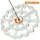 thumbnail image 3 of WORGEOUS Mango de madera doméstica Cuchería Snack Snack Spoon Cuchara de acero inoxidable antiadherente, 3 of 8