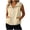 Beige, variant on Women Summer Solid Color UV Protection Vest Sleeveless Hooded Windbreaker with Drawstring Hem Mesh Lining Quarter Zip Casual运动 Activewear
