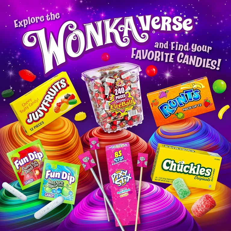 Wonka Red Hots, Cinnamon Flavored Hard Candy, 5.5 Ounce Theater