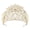 Gold w, variant on Aellinatey Elegant Bridal Tiaras Crownpiece With Sparkling Rhinestones For Wedding Party