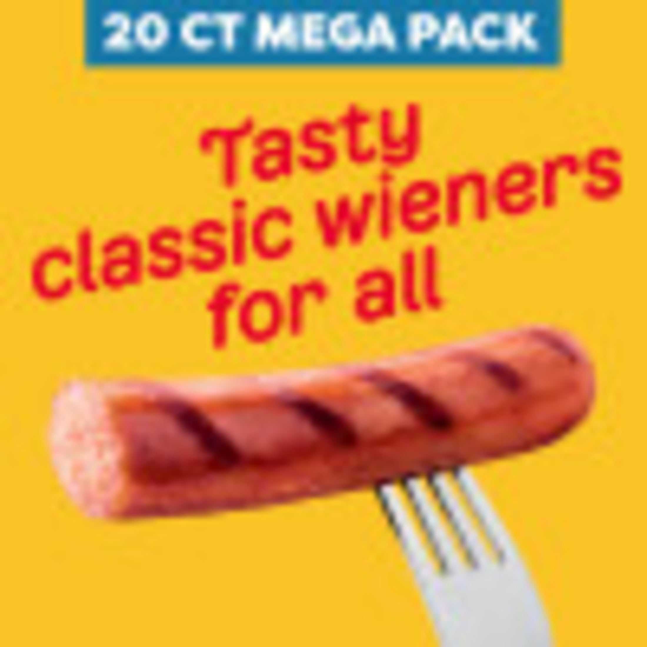 Oscar Mayer Classic Wieners Hot Dogs Mega Pack, 20 Count Box