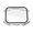 Clear, variant on Necvior Case for Watch Smartwatch Protective Cover Coverage Bumper