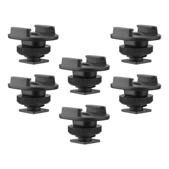 Amdohai 6PCS Sports Camera Cold Shoe Mount Adapter with 1/4 Inch Screw Hole Replacement for DJI GoPro Hero 10 9 8 7