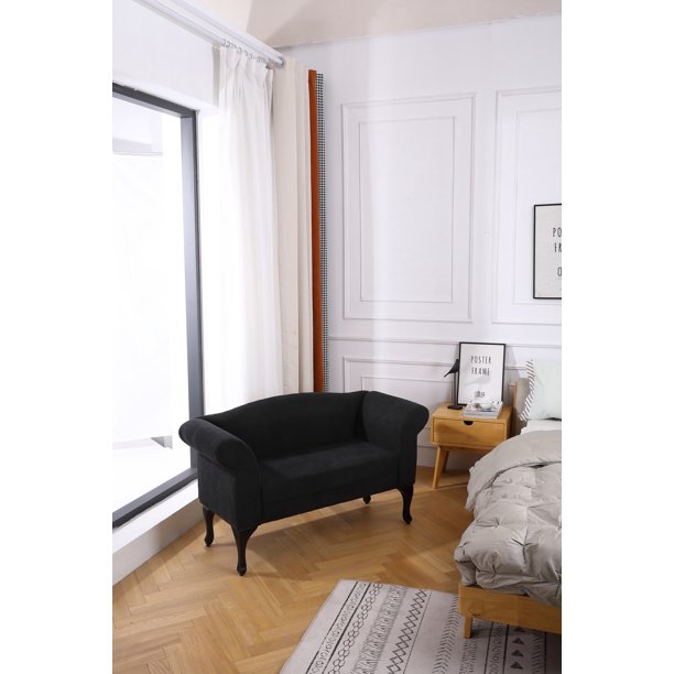 Loveseat Sofa Couch for Living Room, Modern Velvet 2seat Couch