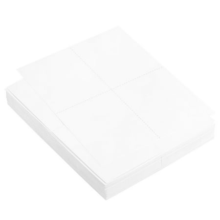 Best Paper Greetings 100 Sheets White Blank Postcard Paper for Laser Printers, 400 Printable Post Cards Total, 5.5 x 4.25 Inches